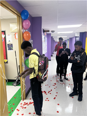 6th Grade Classroom ribbon cutting